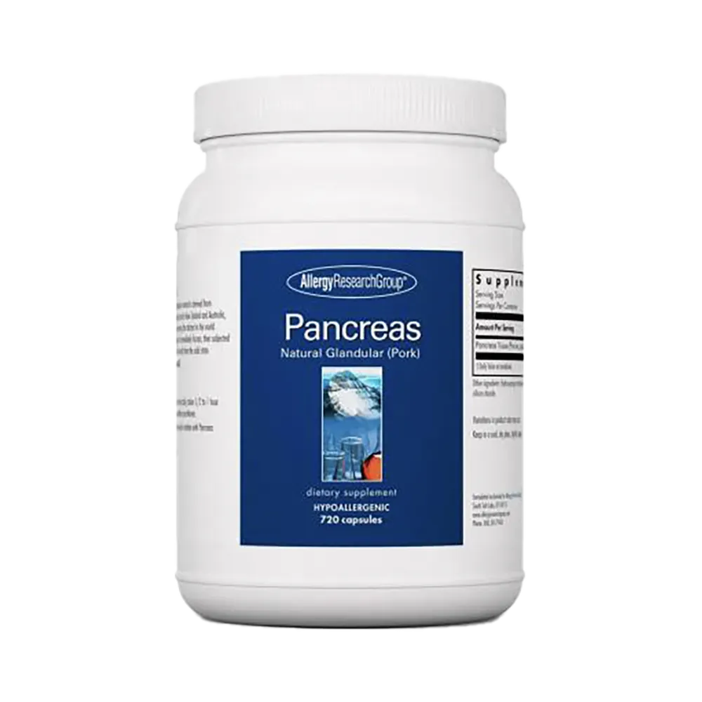 Pancreas Organic Glandular Pork 720 capsules