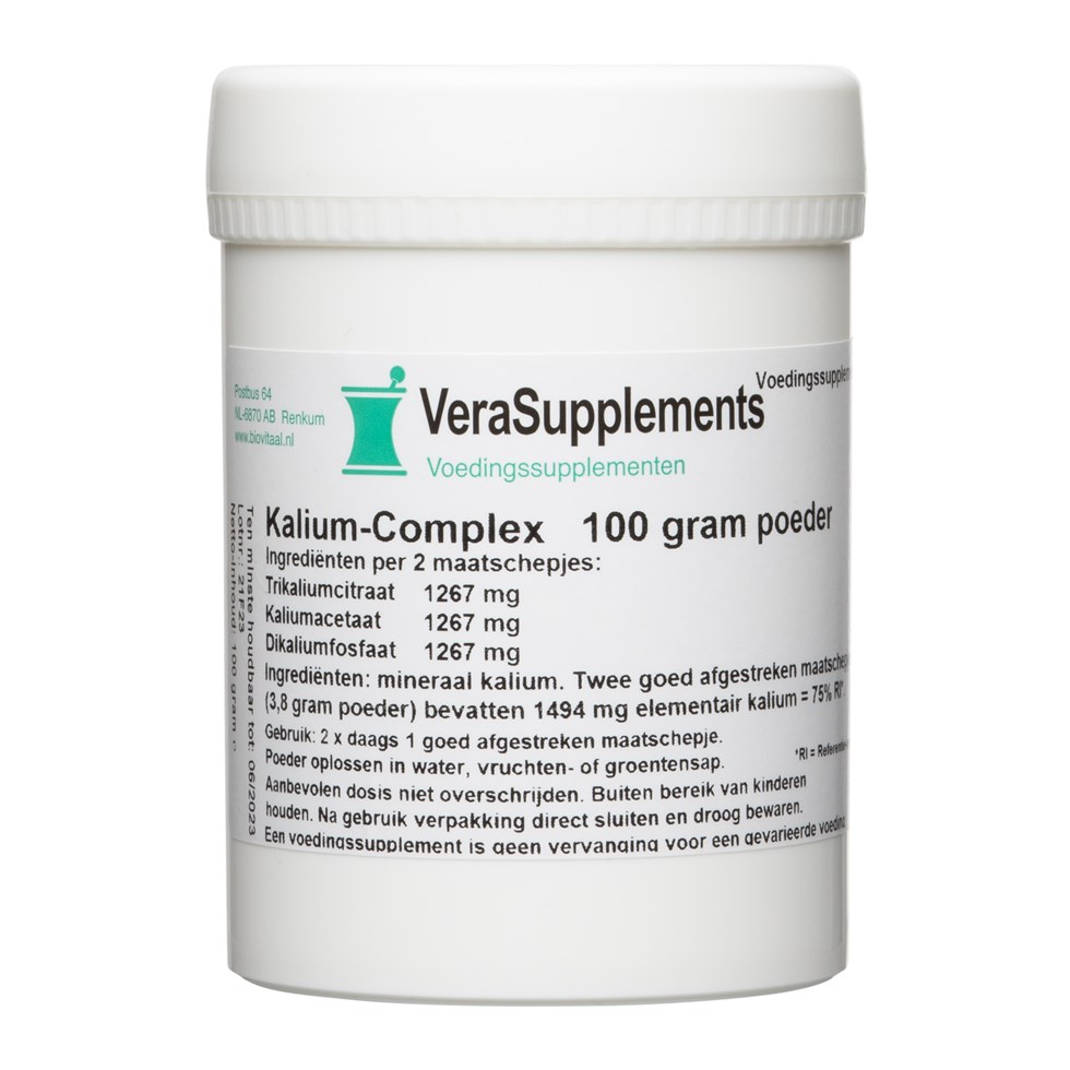 Kalium-Complex poeder 100 gram