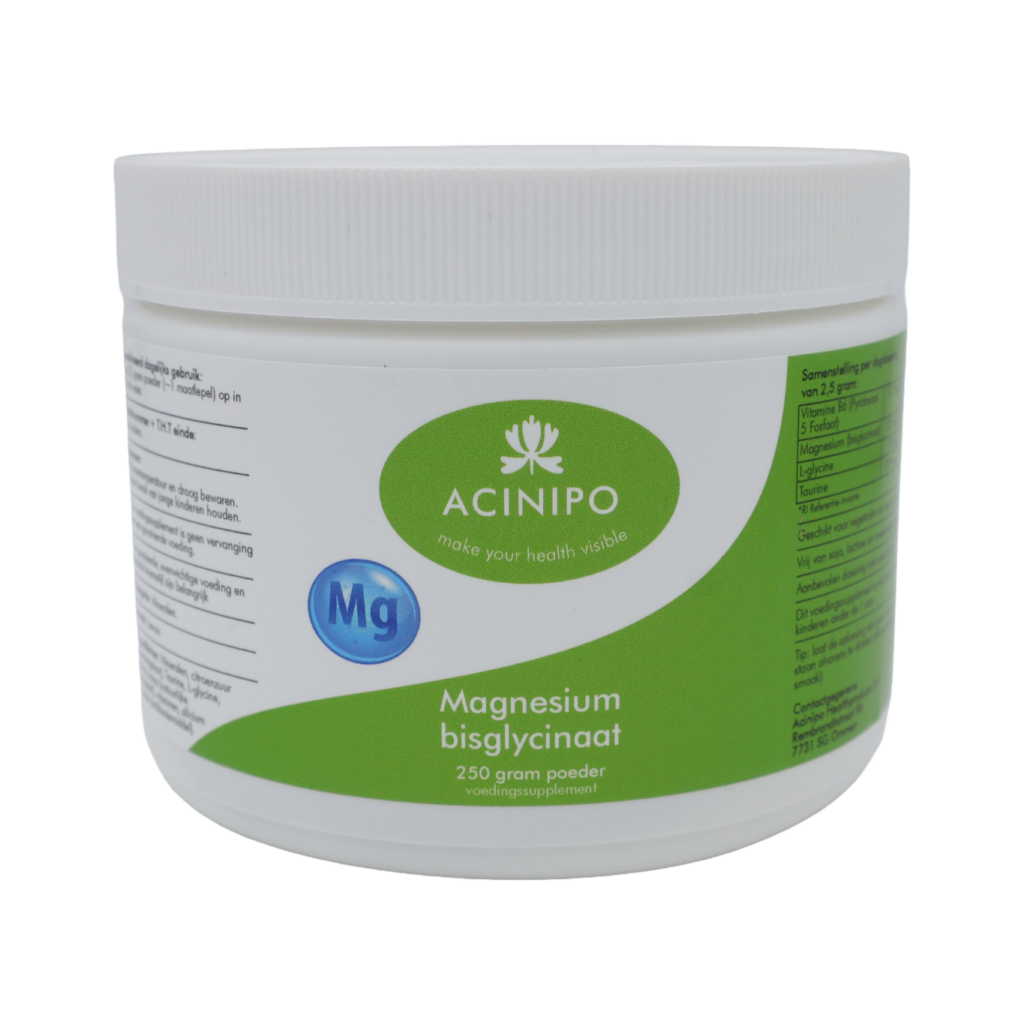 Magnesium bisglycinaat poeder 250 gram