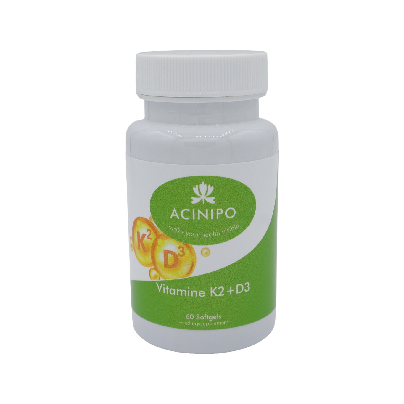 Vitamine K2 + D3 (Acinipo) 60 softgels