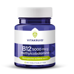 B12 5000 mcg Methylcobalamine 60 smelttabletten